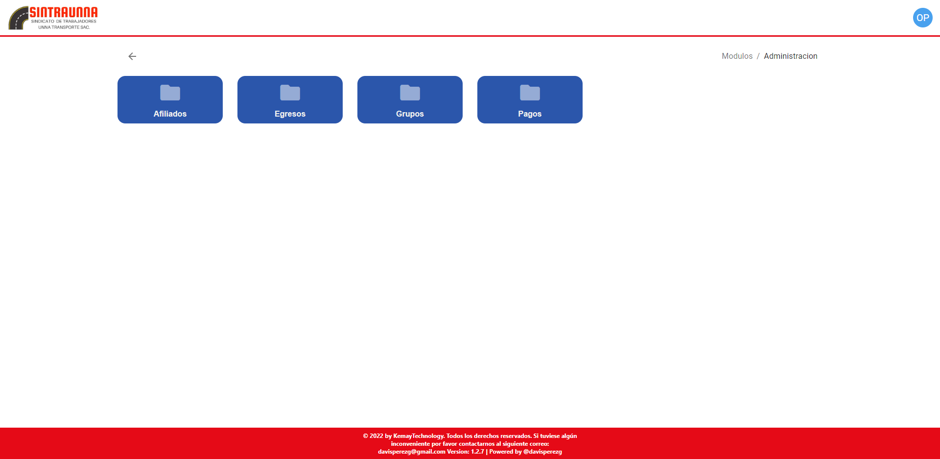 Administración de sistema